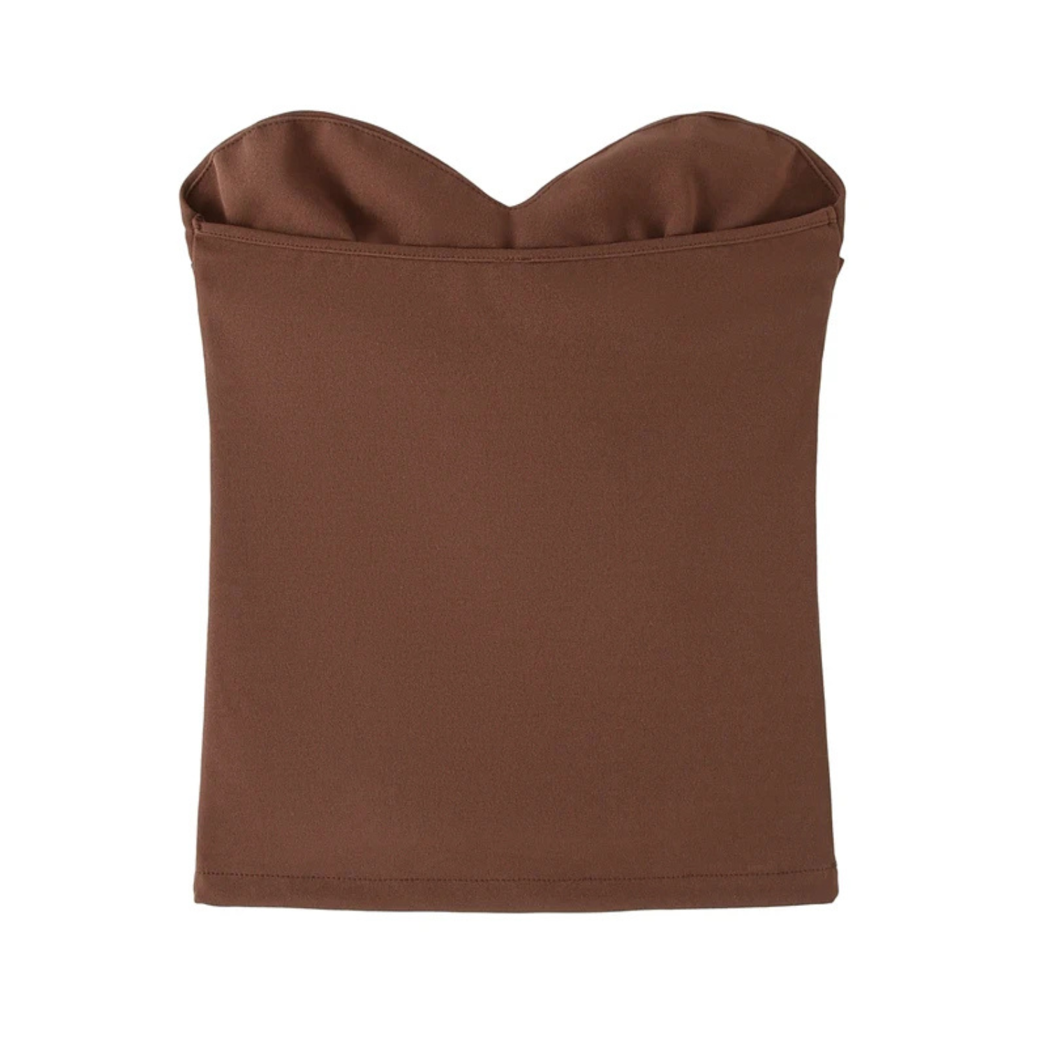 Evie | Strapless Black Corset Crop Top with Ruched Back